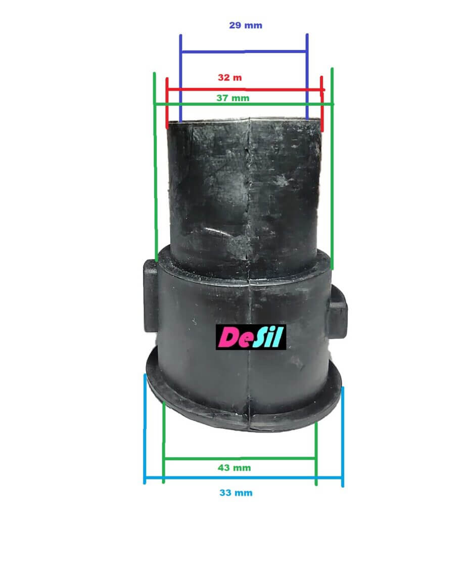 Amortecedor do Suporte do Tubo para Roçadeiras KW 3300 - Tubo de 28 mm