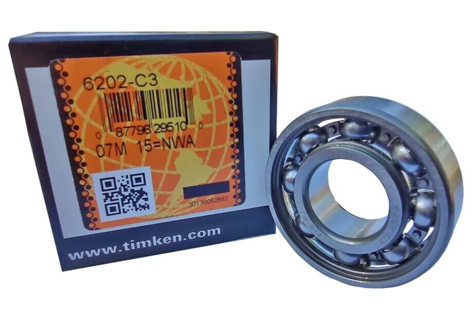 Rolamento Virabrequim Motosserras e Roçadeiras 6202 - TIMKEN