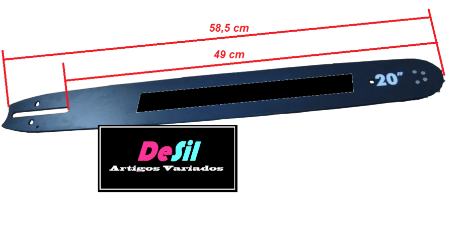 Kit Sabre 20" + 2 Correntes Oregon 36 D. - 3/8 1,5 mm Para Husqvarna 61 / 268 / 272