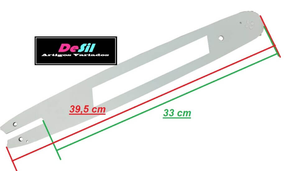 Super Kit - Sabre e 02 Correntes para Motosserra Stihl MS 210 / 180