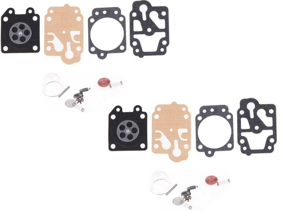 02 Kit reparo do Carburador / Diafragmas Completo para Roçadeiras de 26, 33, 43, 52 e 62 cc